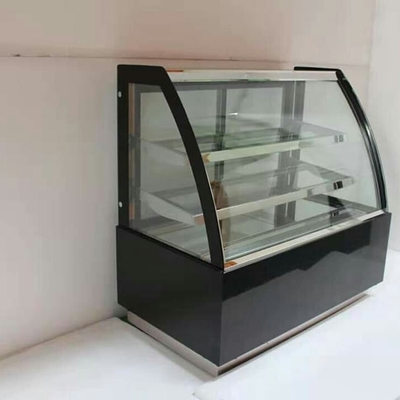 Mini Counter Cake Display Cabinet Sliding Door Direct Cooling