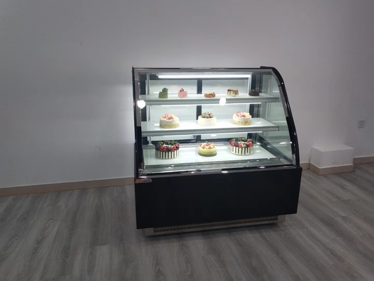 Mini Counter Cake Display Cabinet Sliding Door Direct Cooling