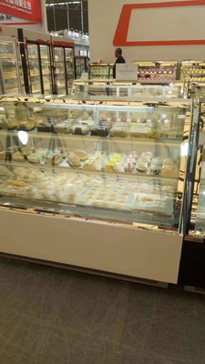 Economic Right Angle Mini Cake Display Chiller CE