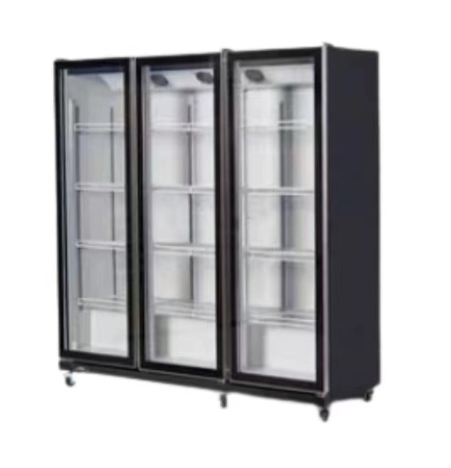 R134a Glass Door Upright Freezer, Air Cooling Glass Door Upright Freezer